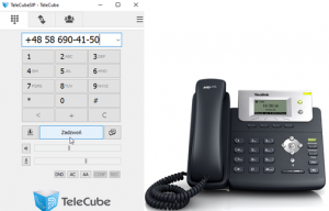 Integracja softphone Telecube z CRM Vision